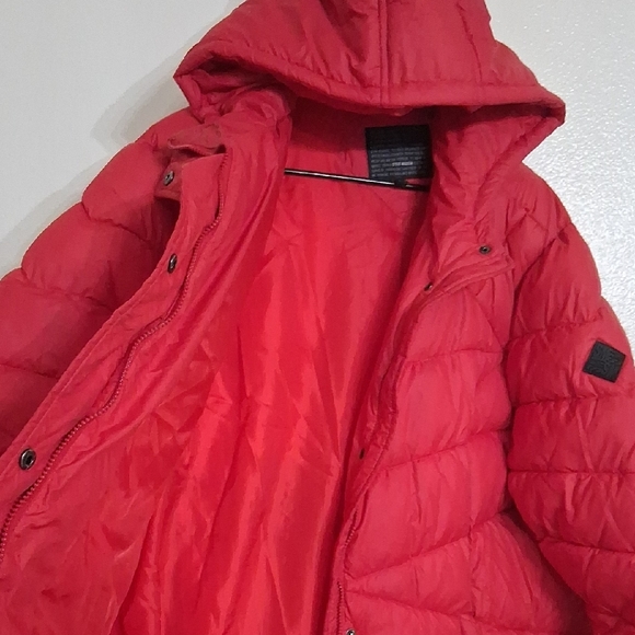 Steve Madden Red Puffer Jacket - Picture 4 of 6